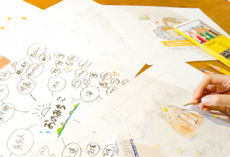 広告デザイン専攻様子1