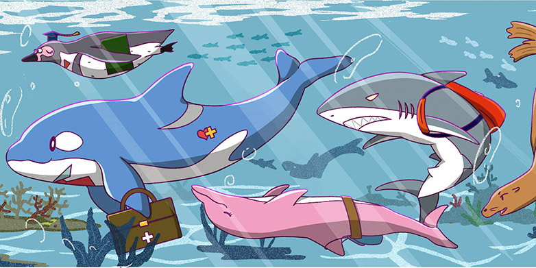 キャラクターイラスト専攻様子3