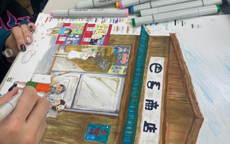 マンガ専攻様子1