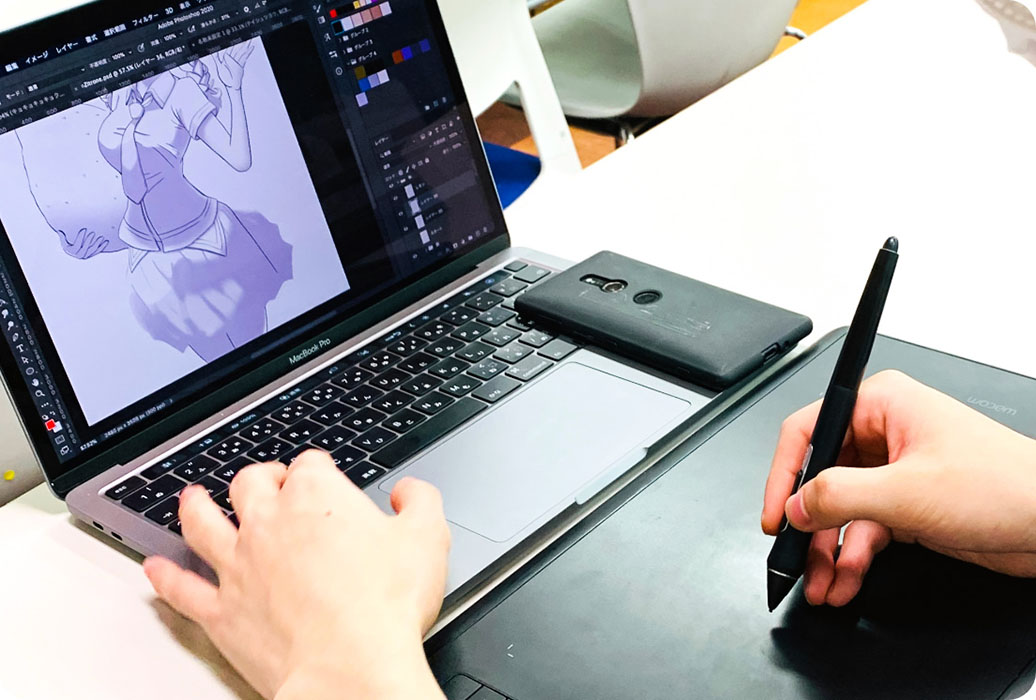 コミックキャラクター実習授業（専攻別授業）