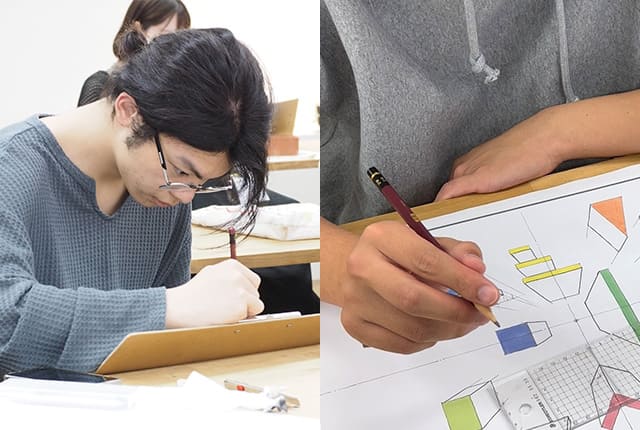 丁寧にデザインの基本からじっくりと幅広く学ぶ