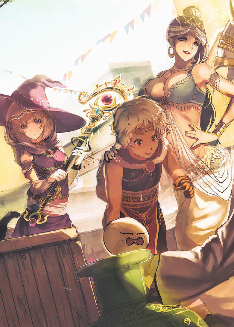 ゲームイラスト専攻様子1