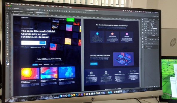 デザイン実習1（Illustrator） デザイン実習2（Photoshop）