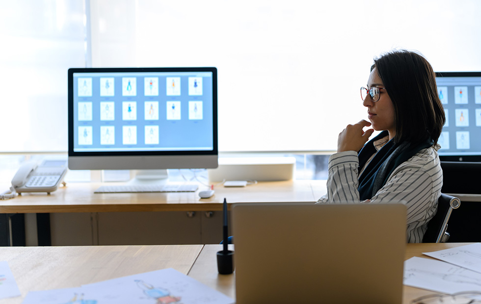 アートディレクターの様子