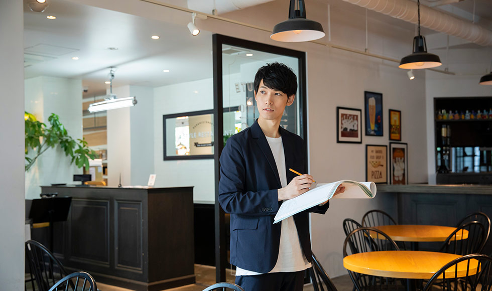 インテリアコーディネーターの様子